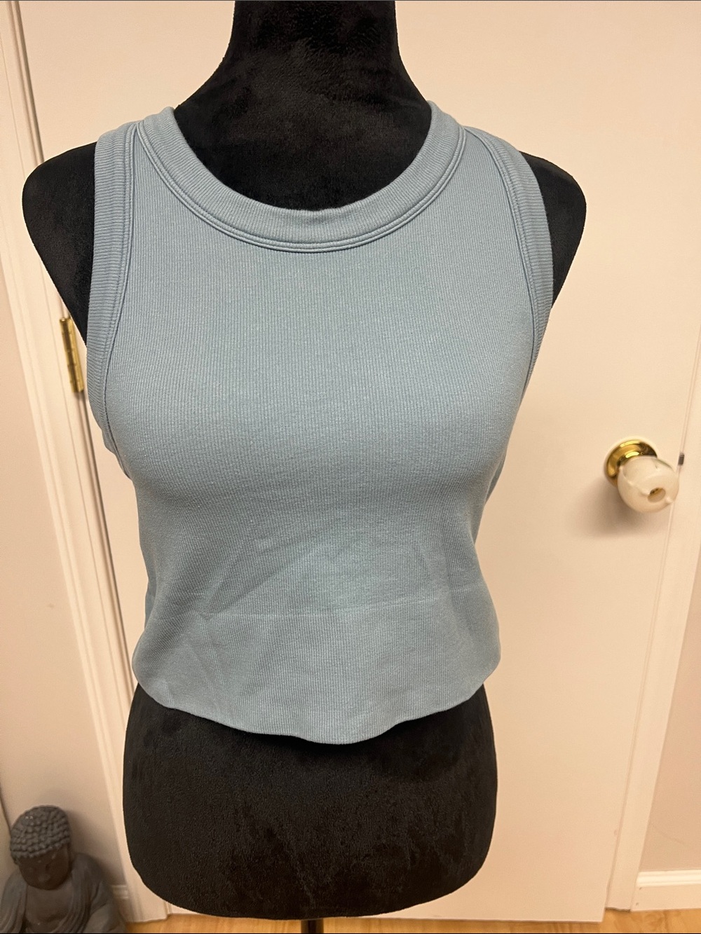 DSG Light Blue Ribbed Crew Tank